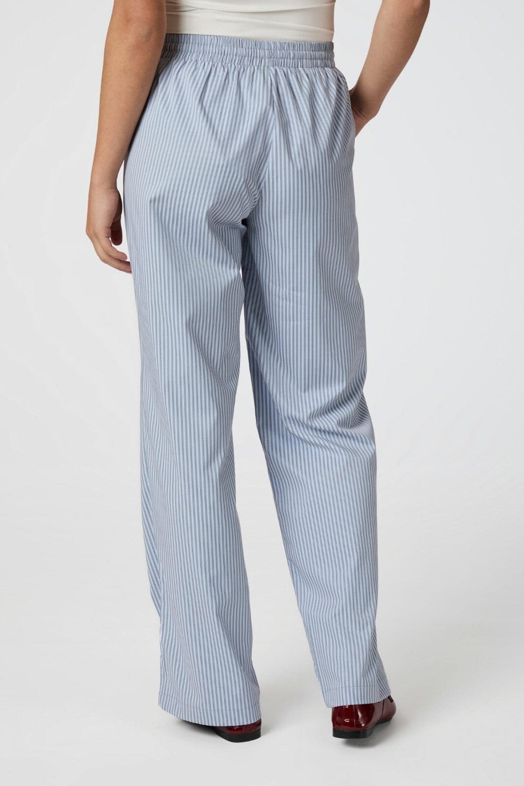 Neo Noir - Sonar Striped Pants 165075 - 145 - Light Blue