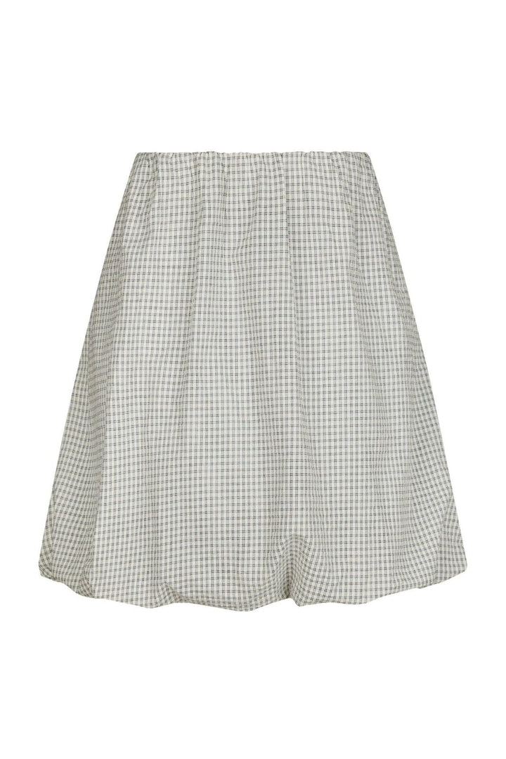 Neo Noir - Stela Small Check Skirt 165421 - 122 - Creme