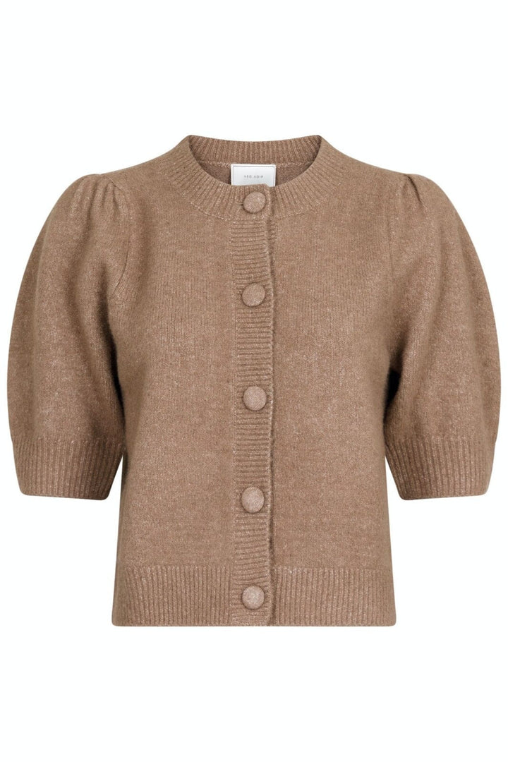 Forudbestilling - Neo Noir - Trudy Knit Cardigan - Dusty Brown Cardigans 