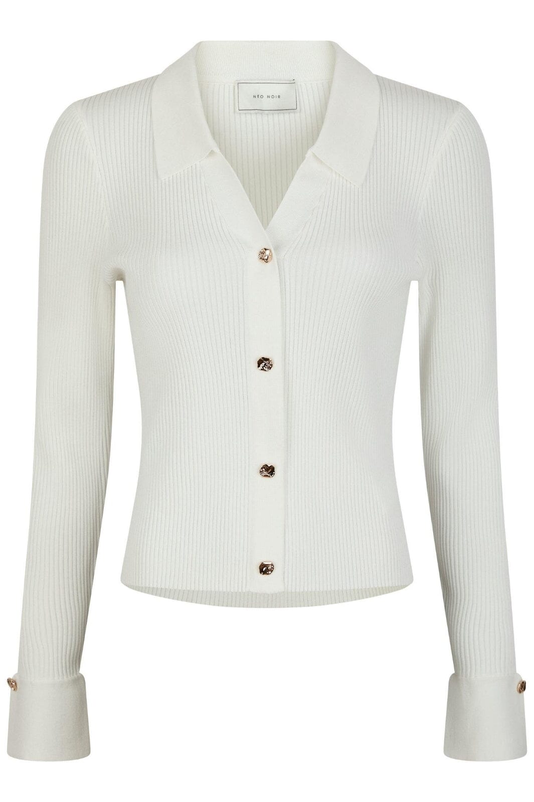 Neo Noir - Ylvie Knit Blouse 164487 - 121 - Off White