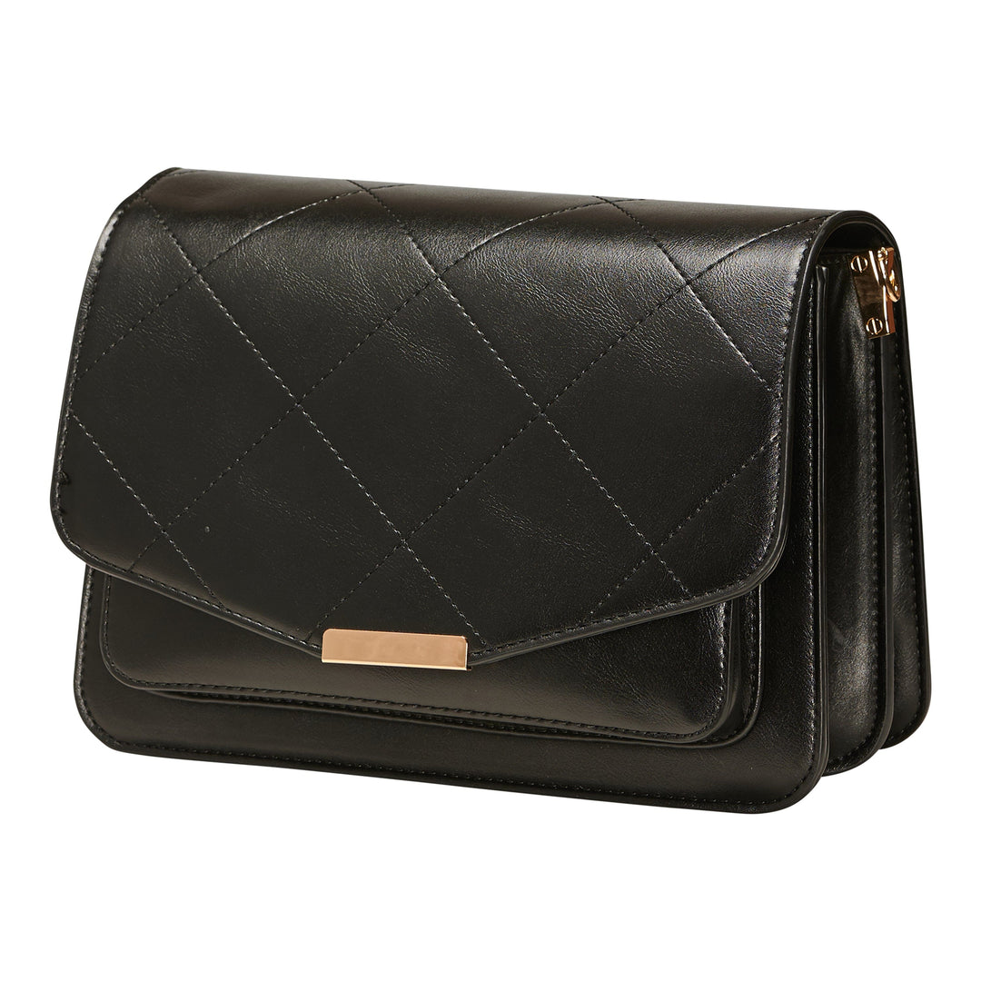 Noella - Blanca Multi Compartment Bag 12112012 - 081 - Black Leather Look