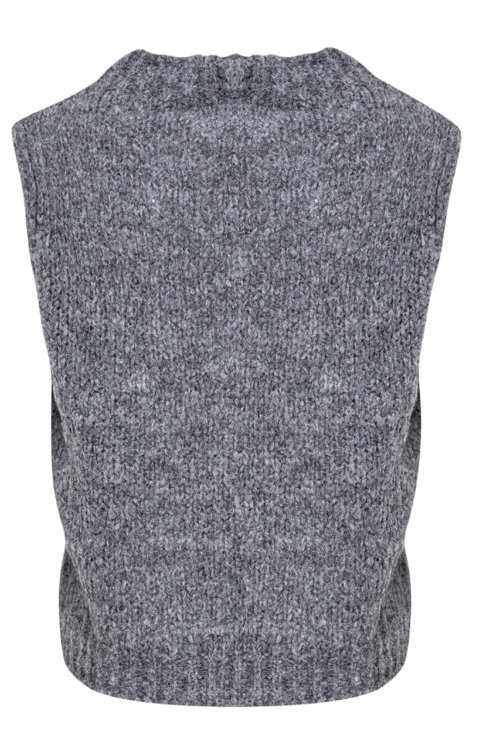 Forudbestilling - Noella - Kala Vest Wool - Dark Grey Melange Veste 