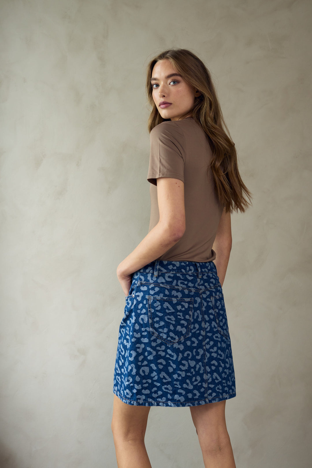 Forudbestilling - Noella - Kambria Skirt - 1254 Mid Blue Wash Nederdele 