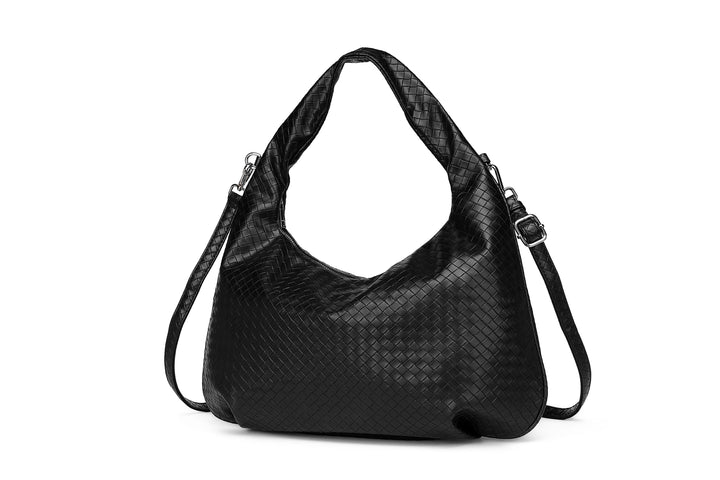 Noella - Peony Hobo Bag - 004 Black