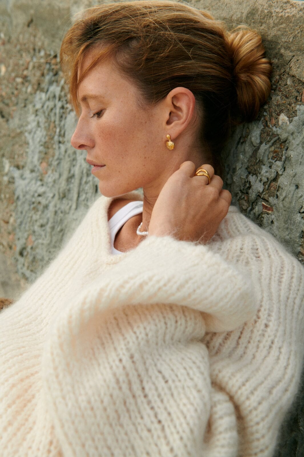 Forudbestilling - Pernille Corydon Jewellery - Reef Earrings - Gold Øreringe 