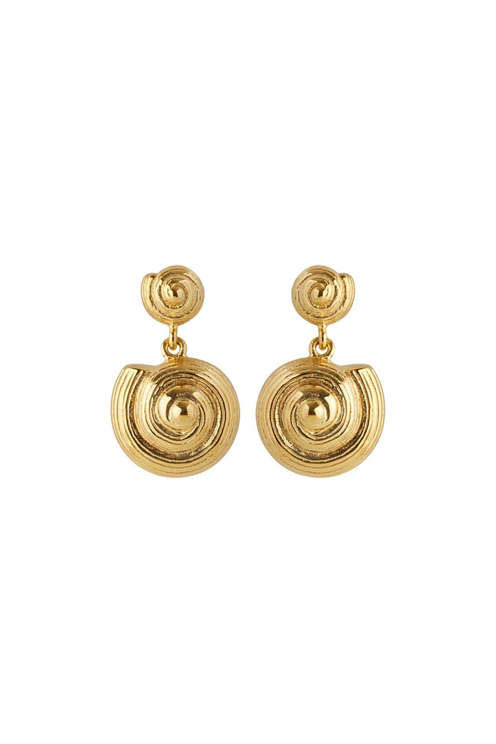 Forudbestilling - Pernille Corydon Jewellery - Reef Earrings - Gold Øreringe 