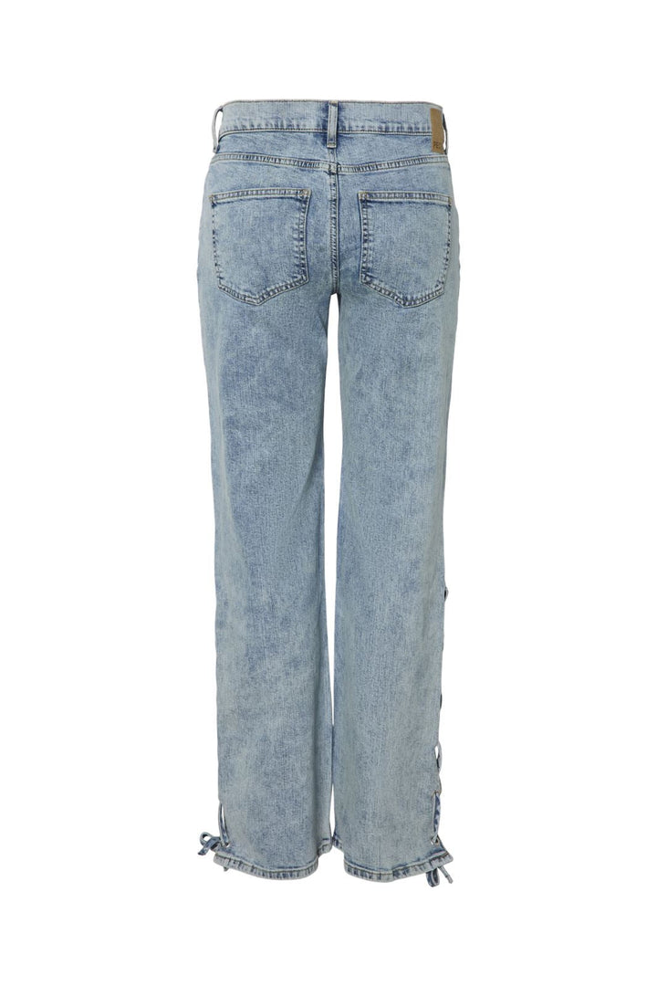 Pieces - Pcfenda Straight Denim Jeans Fsy - 4746907 Light Blue Denim