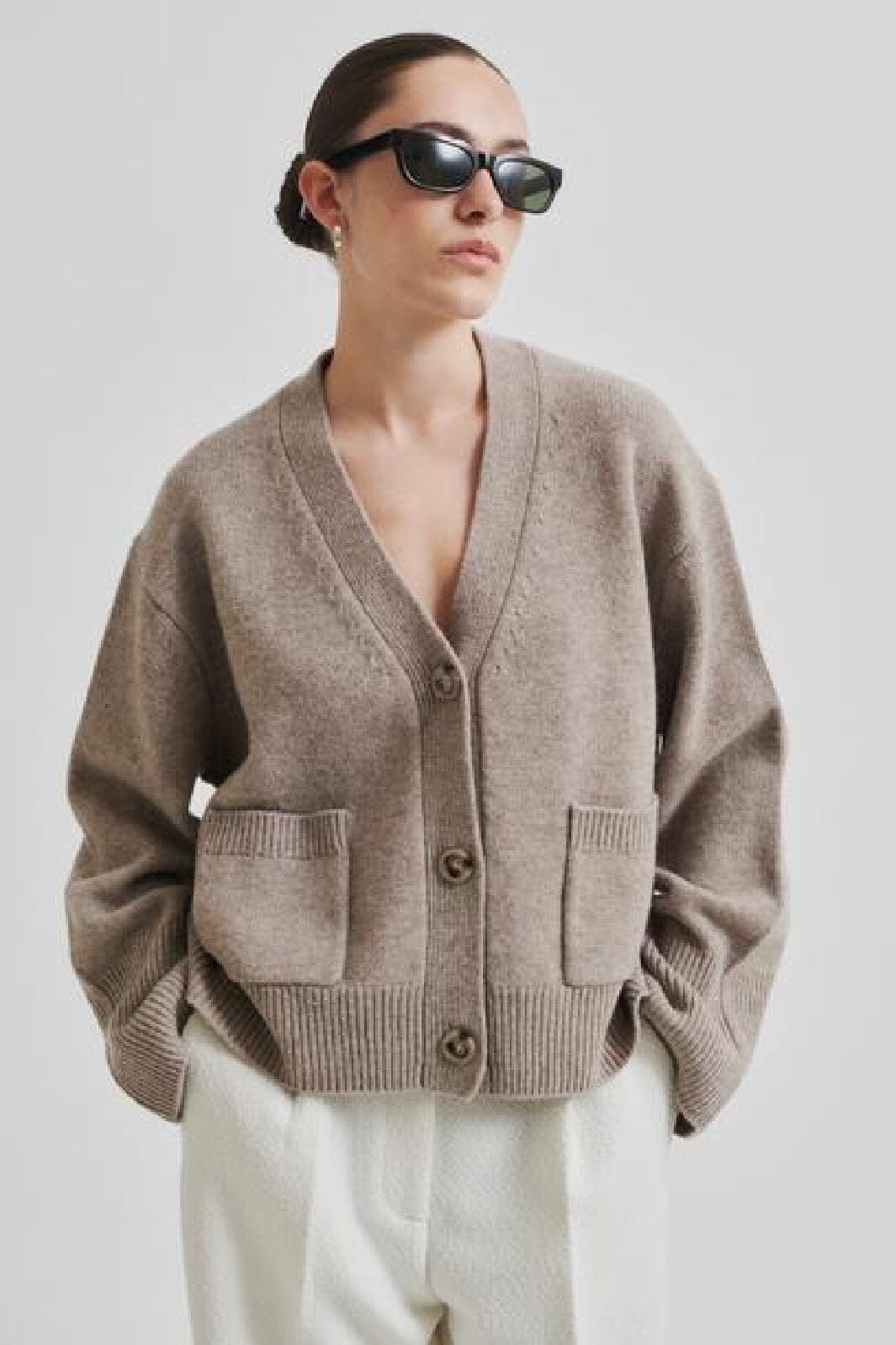 Second Female - Alpha Knit Cardigan 59473 - Fallen Rock