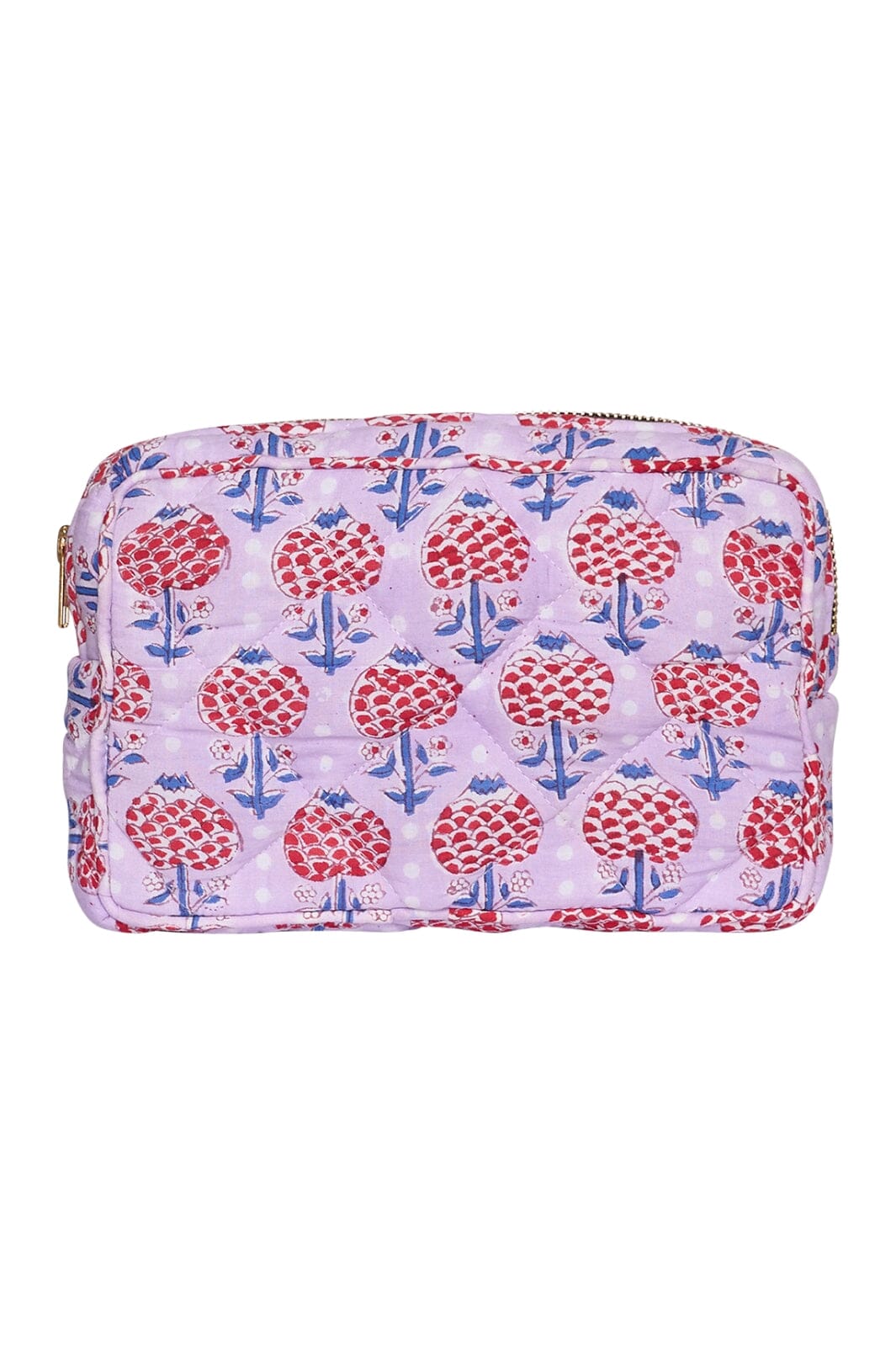 Forudbestilling - Sissel Edelbo - Julie Cosmetic Bag SE 1394 - Purple Flower Toilettasker 