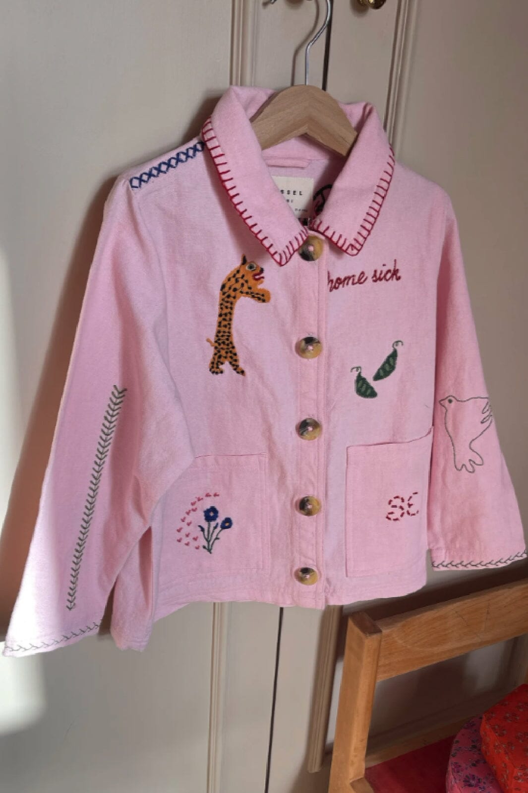 Forudbestilling - Sissel Edelbo - My MINI Organic Cotton Jacket SE 1264 - Pink Jakker 