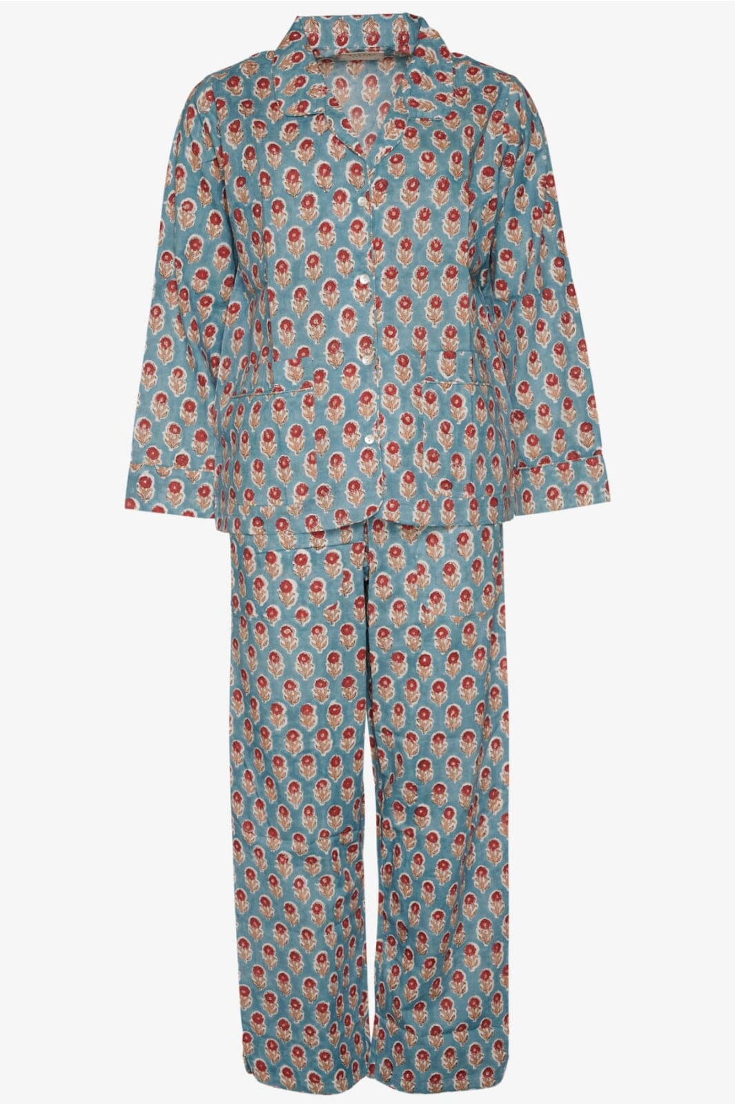 Sissel Edelbo - Nuit Pyjamas Set SE 1673 - Dusty Blue