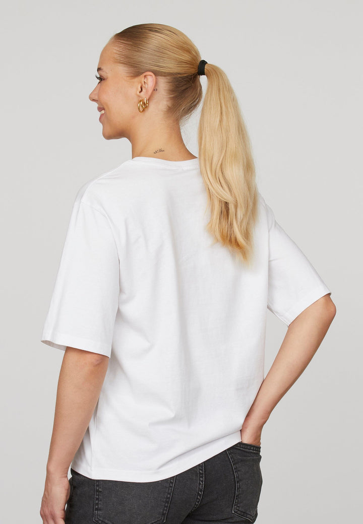 Forudbestilling - Sisters Point - Heda-Loose.Ss4 - 100 White T-shirts 