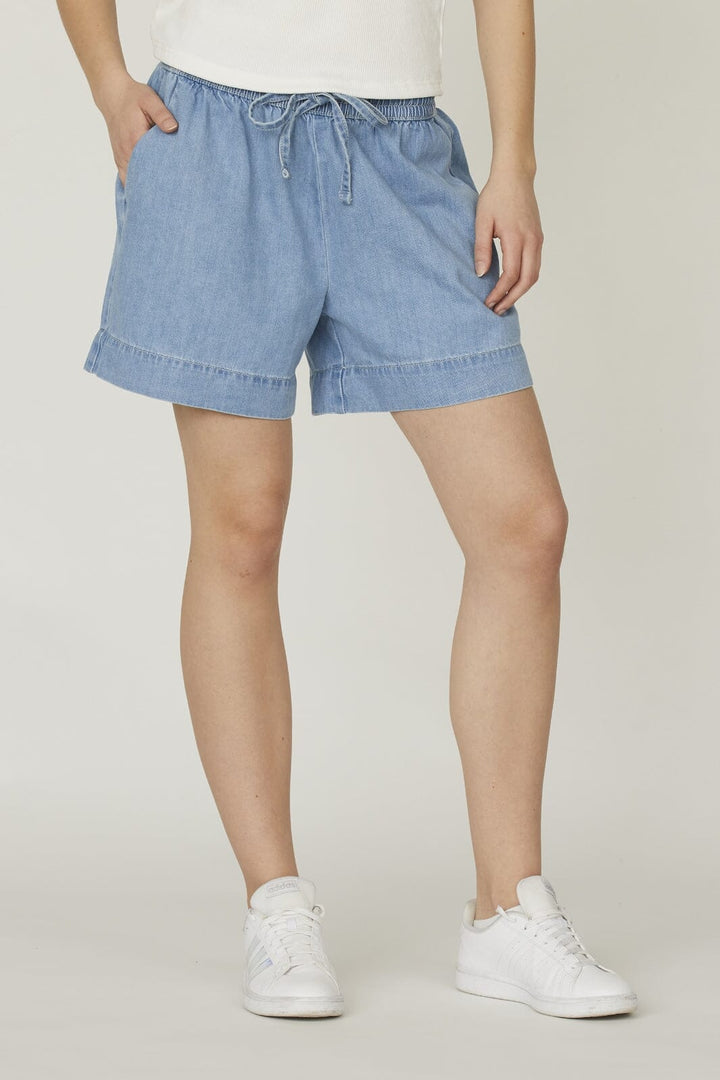 Forudbestilling - Sisters Point - N.Osa-Sho - 901 L. Blue Wash Shorts 