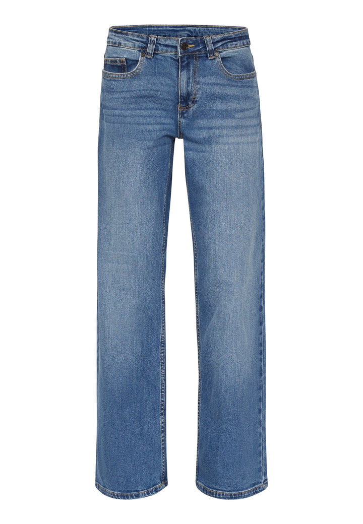 Forudbestilling - Sisters Point - Onea-Je - 921 Mid Blue Wash Jeans 