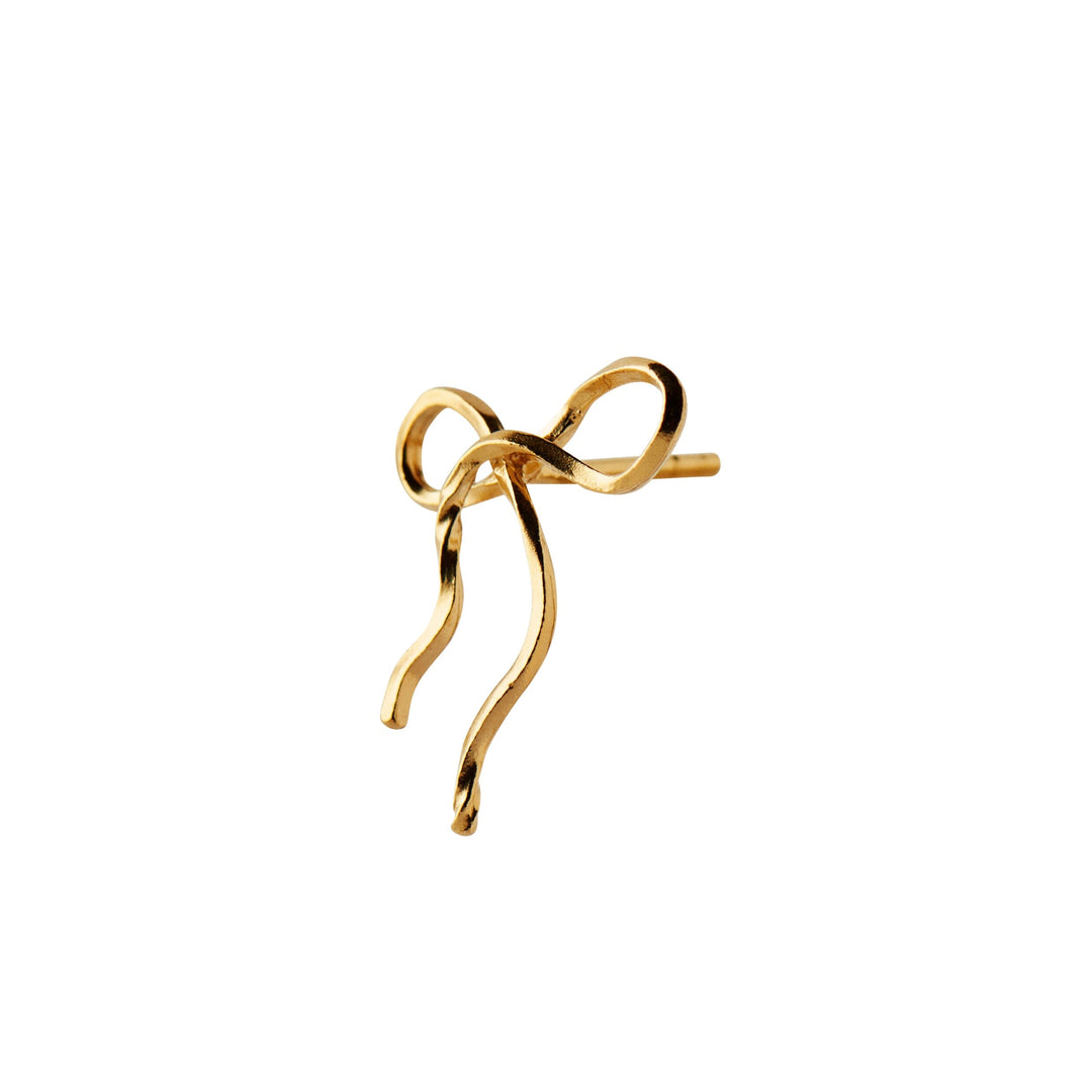 Forudbestilling - Stine A - Flow Bow Earring - Single - 1343-02-S Øreringe 