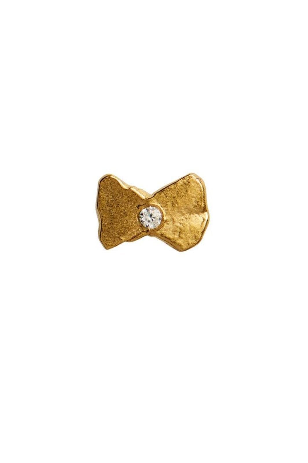 Forudbestilling - Stine A - Tres Petit Bow Earring - Single - 1356-02 Øreringe 