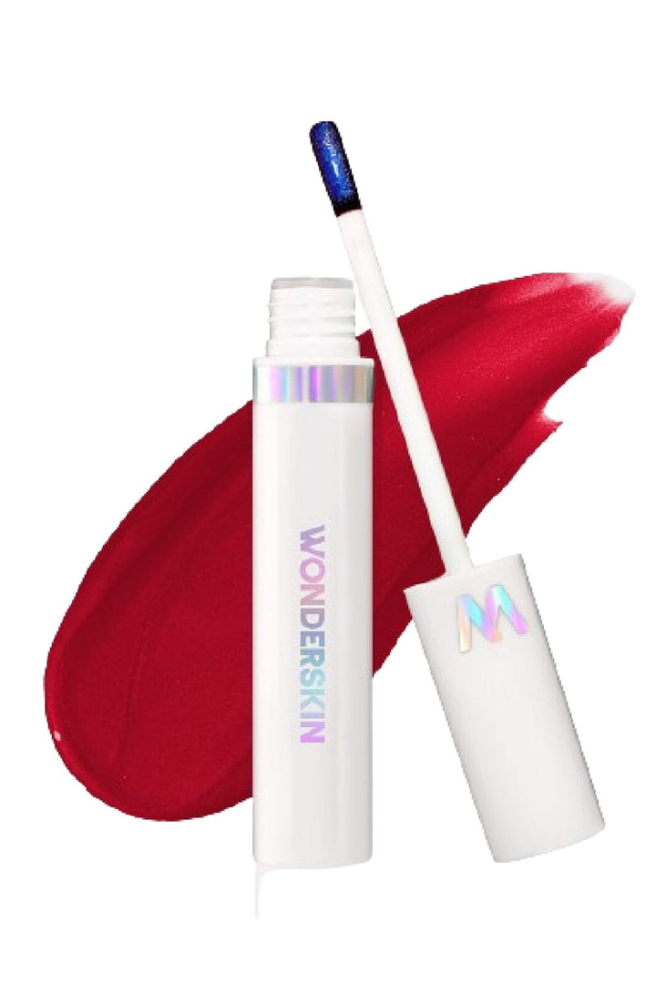 Forudbestilling - Wonderskin - Wonder Blading Lip Stain Masque DIVINE - Divine (Burgundy Red) Læbestift 