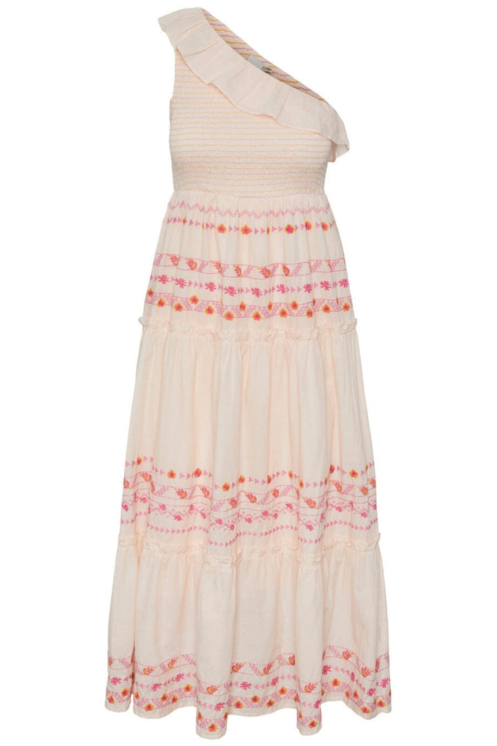 Forudbestilling - Y.A.S - Yasfinna Os Ankle Dress Fest - Pearl Blush w. embroidery (Marts) Kjoler 