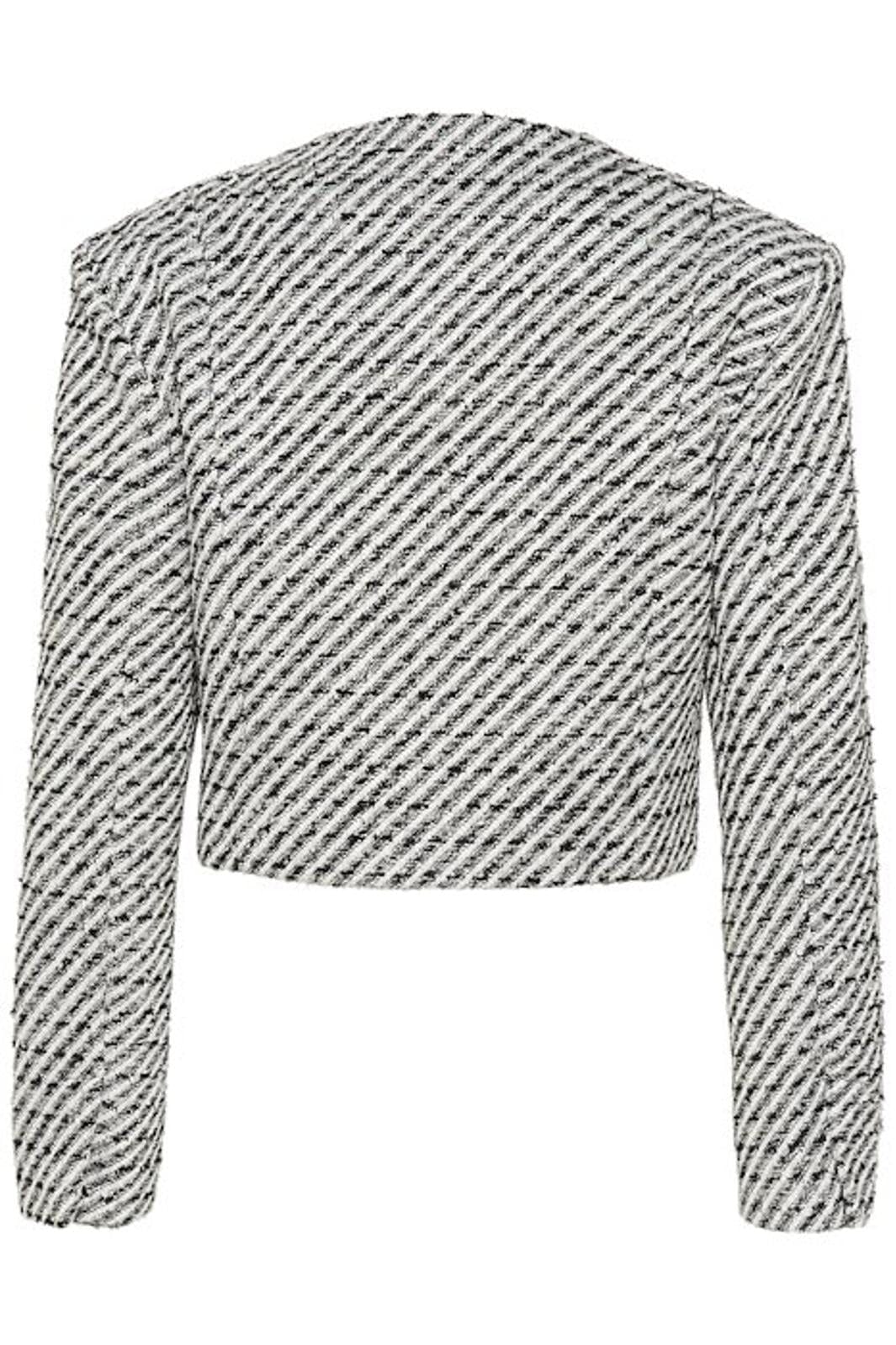 Gestuz - Amilinagz Jacket 10909601 - 106885 Blacknwhite Lurex Twill