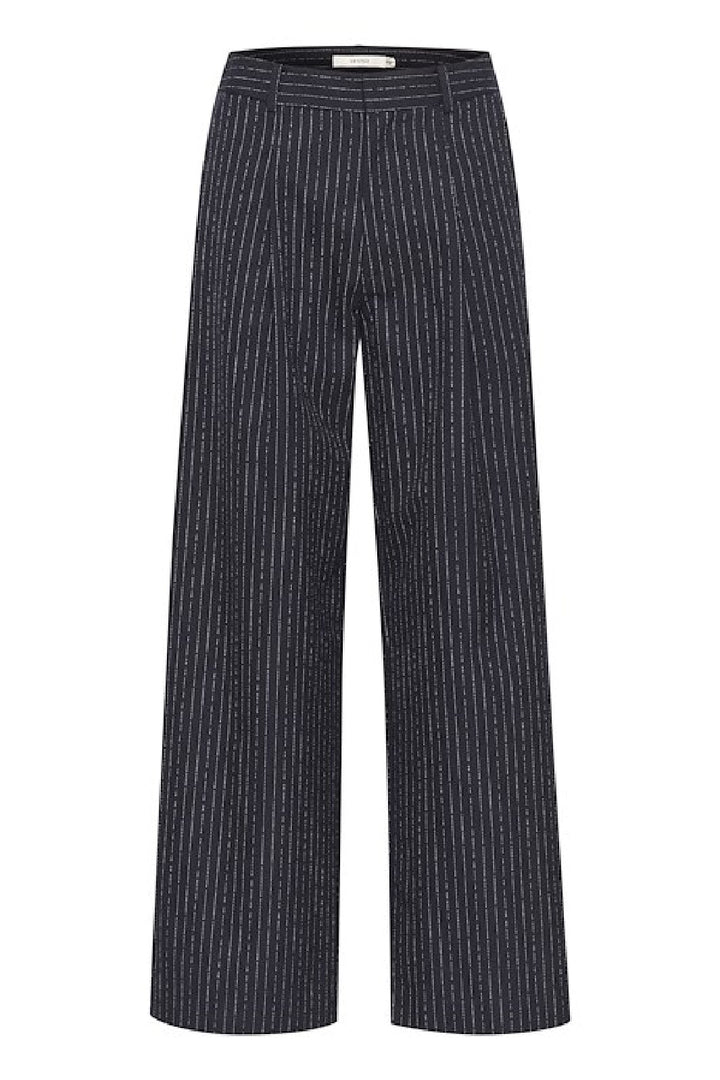 Gestuz - Daciagz Pants 10909855 - 106862 - Dark Navy Pinstripe Bukser 