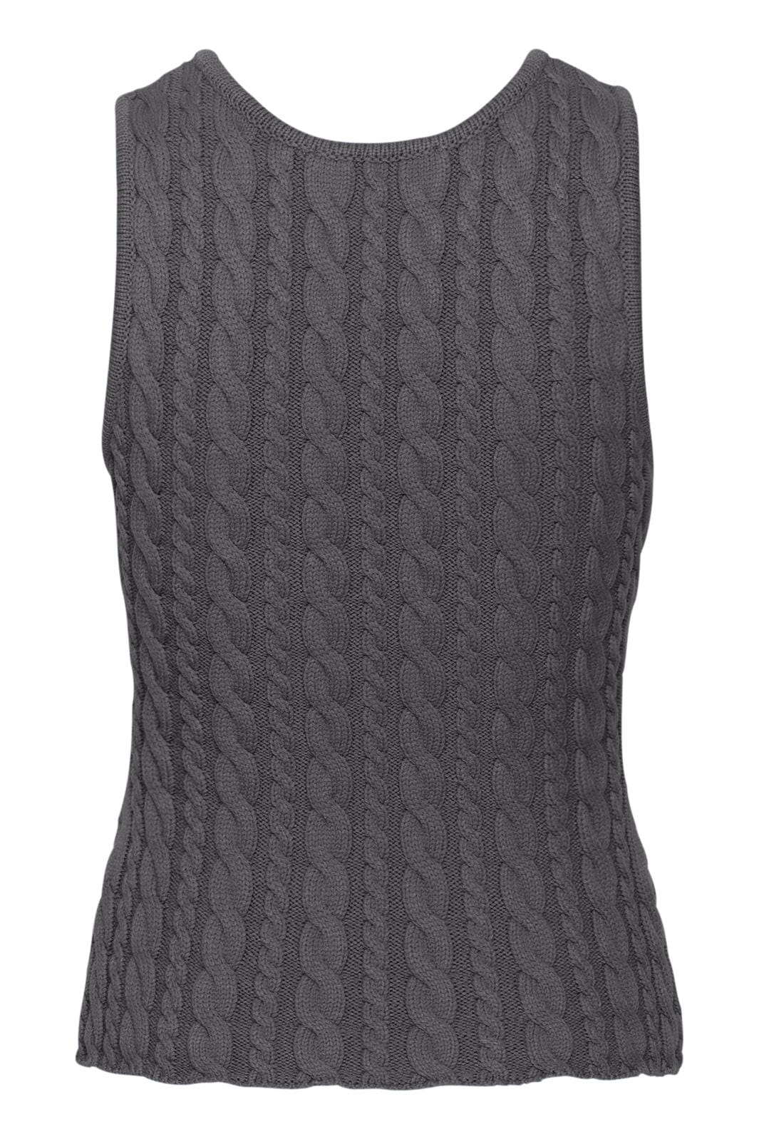 Gestuz - Ebagz Sl Top - 190203 Gray Pinstripe