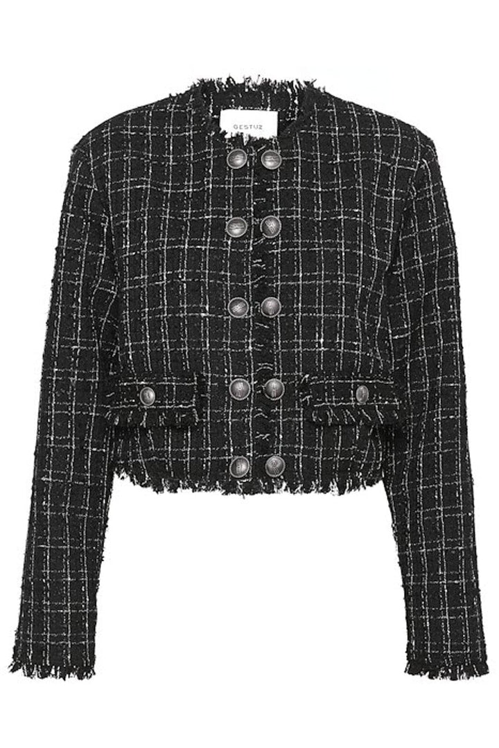 Gestuz - Gaellygz Jacket - 106338 Blacknwhite Check