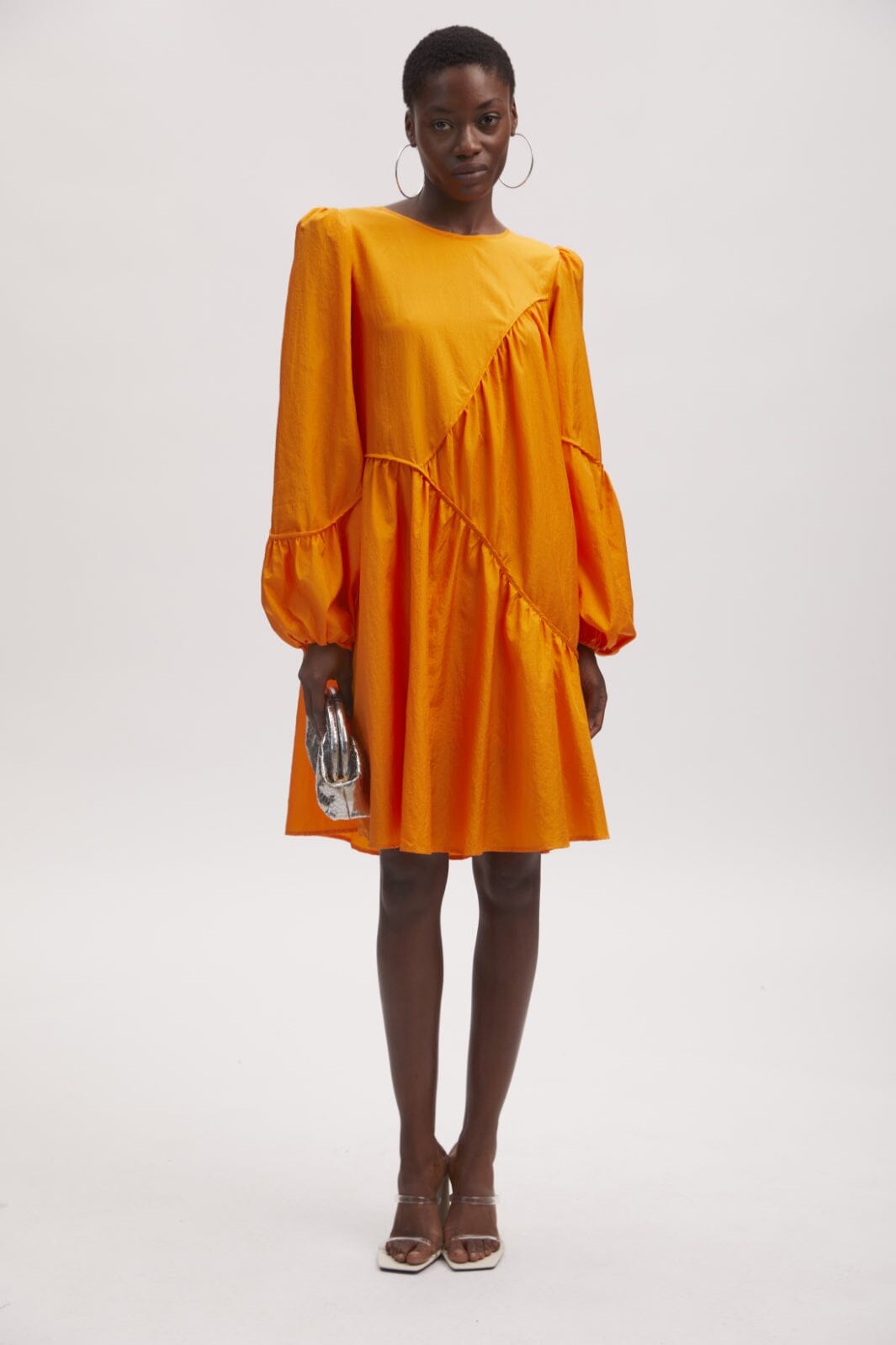 Gestuz - HeslaGZ dress - Flame Orange Kjoler 