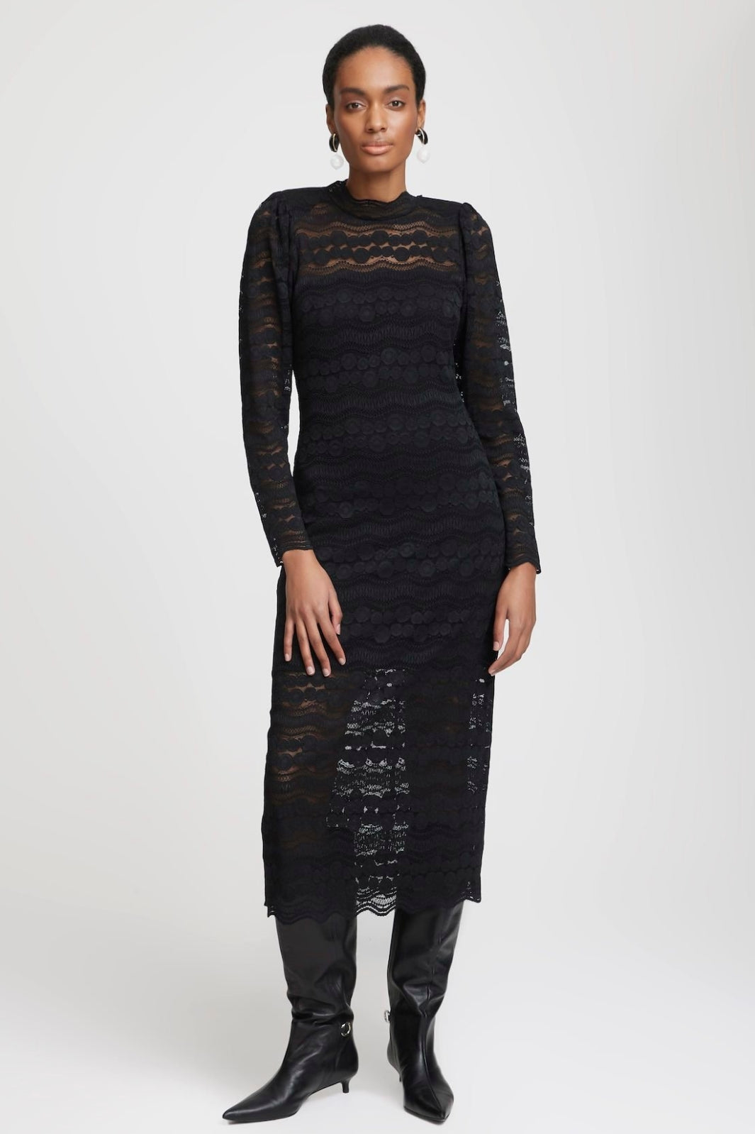 Gestuz - LacilleGZ dress - Black Kjoler 