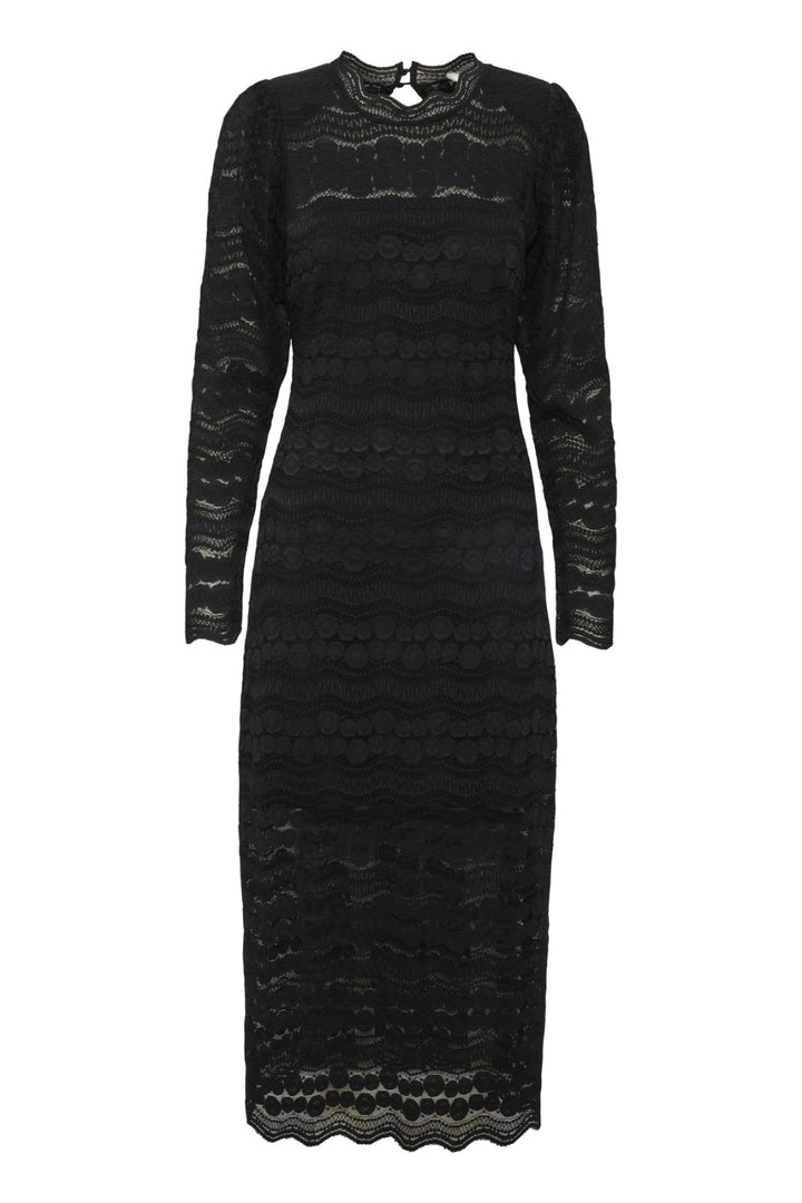 Gestuz - LacilleGZ dress - Black Kjoler 