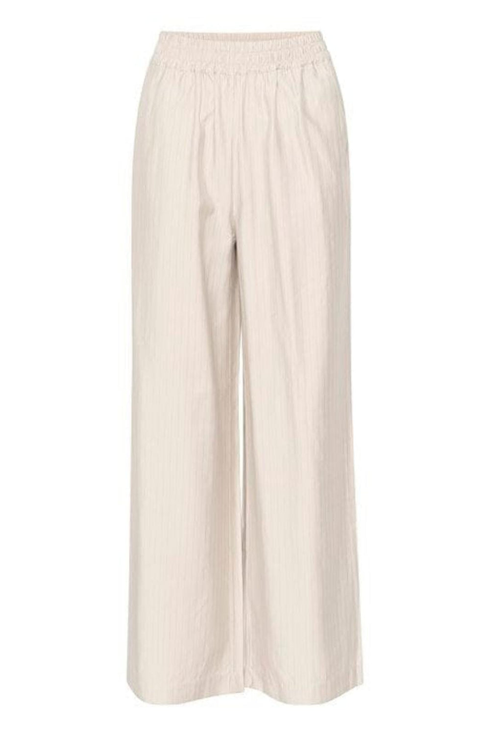 Gestuz - LionaGZ HW pants - Light sand pinstripe