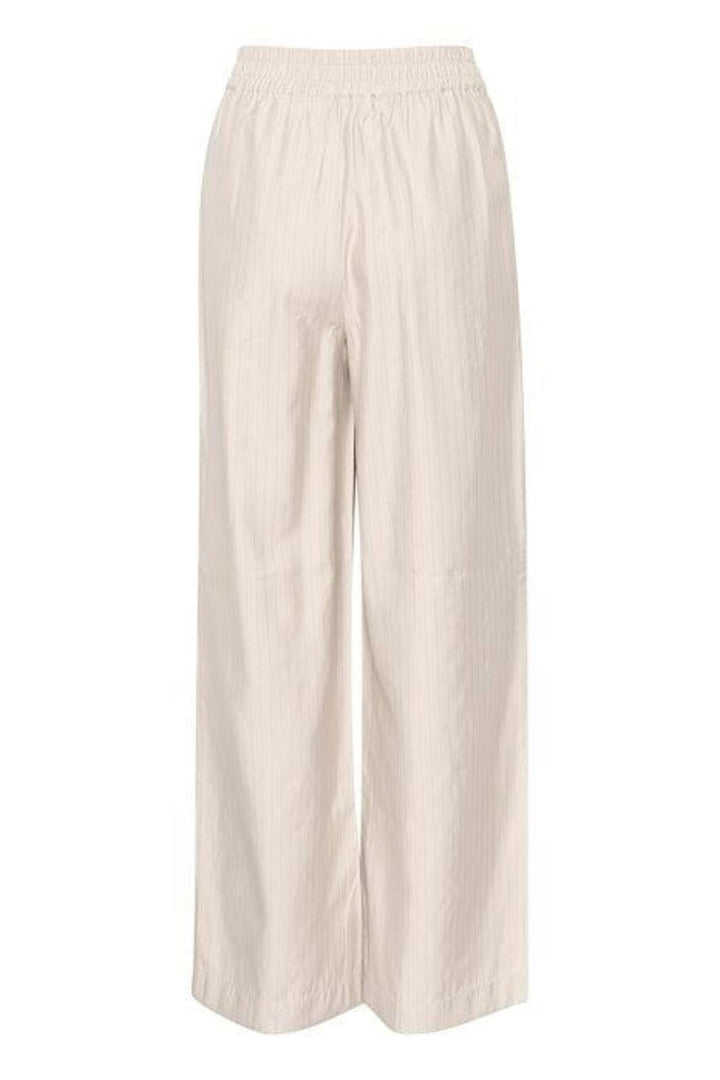 Forudbestilling - Gestuz - LionaGZ HW pants - Light sand pinstripe Bukser 