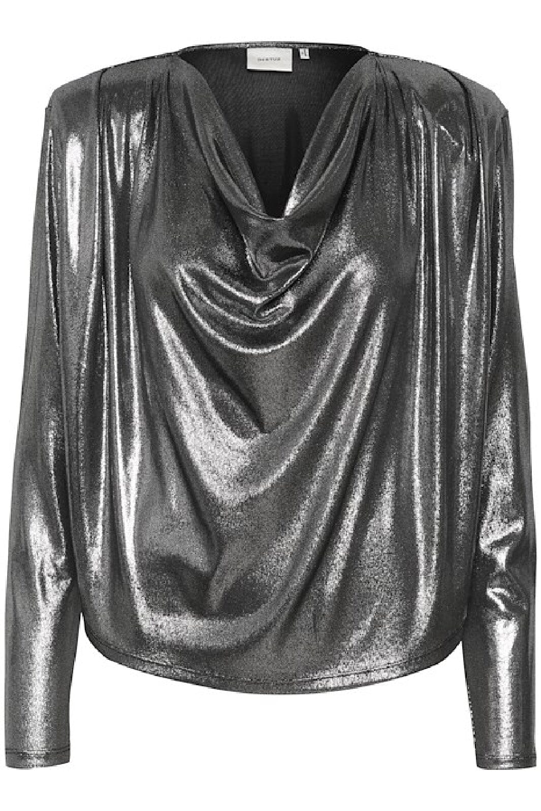 Gestuz - MaddixGZ sl blouse - Silver Bluser 