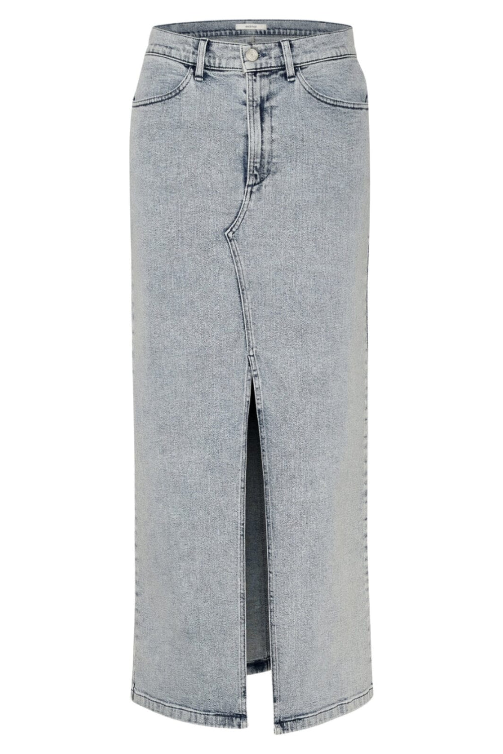 Gestuz - SiwGZ HW long skirt - Light blue washed Nederdele 