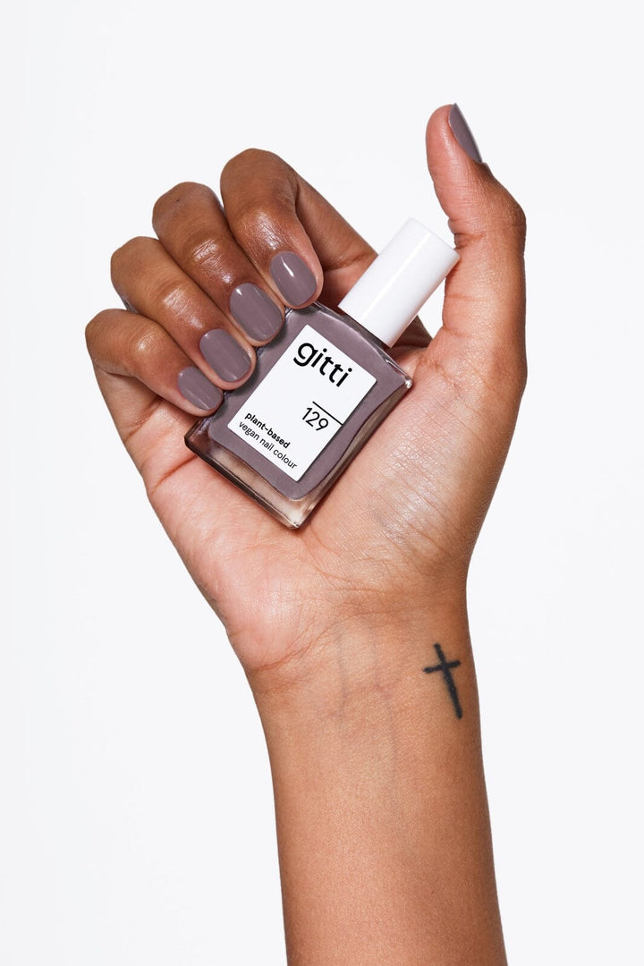 Gitti - Nail Polish 129 - Purple Grey Neglelak 