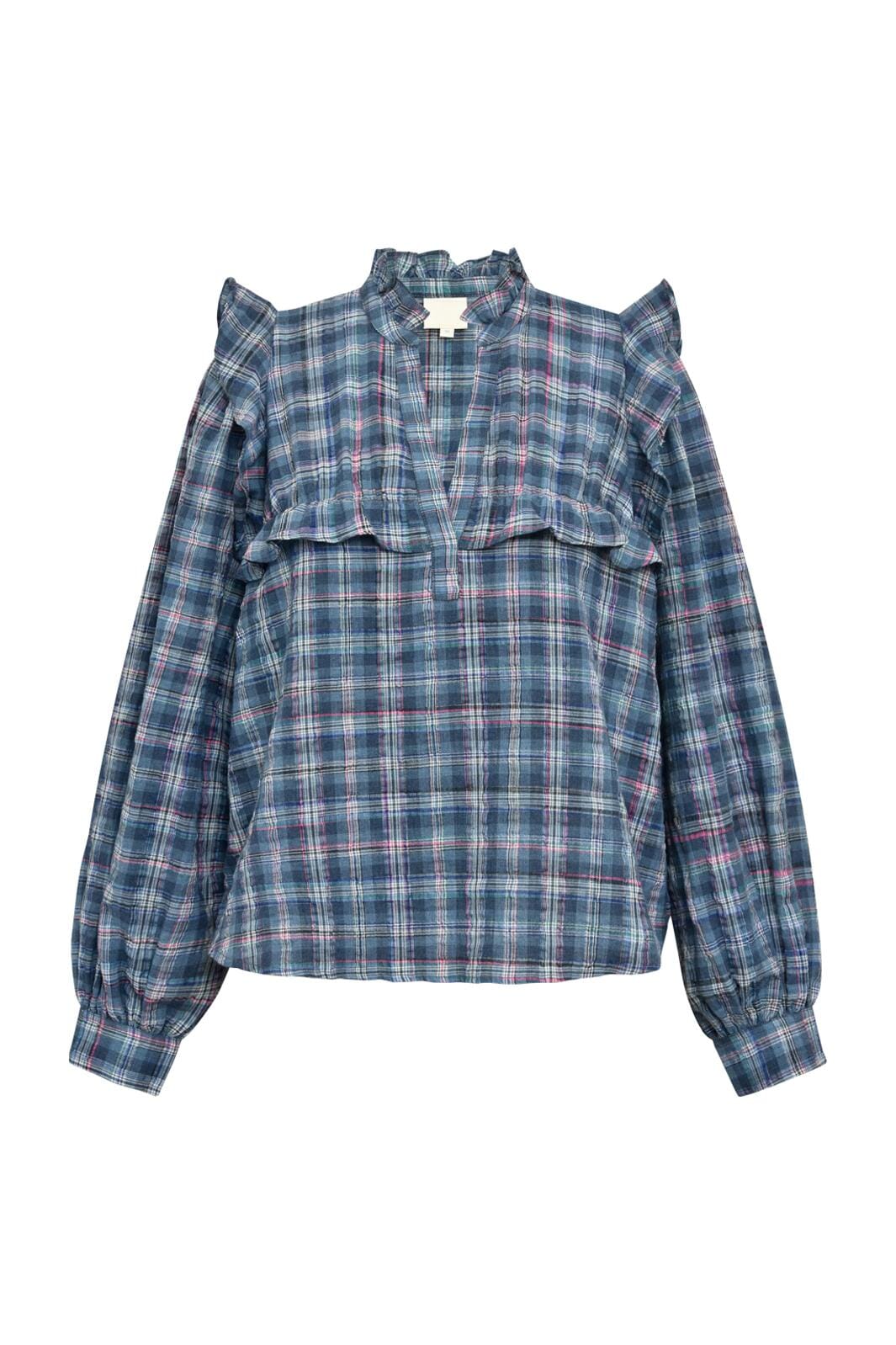 Gossia - Annabellgo Jo Blouse - Blue Checks