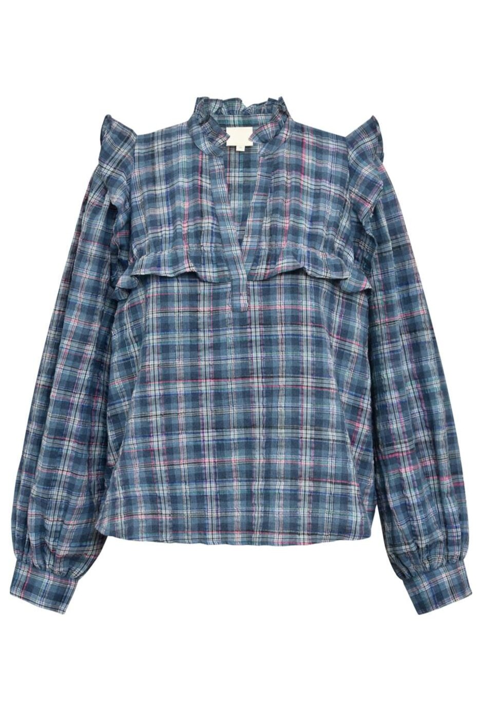 Gossia - Annabellgo Jo Blouse - Blue Checks