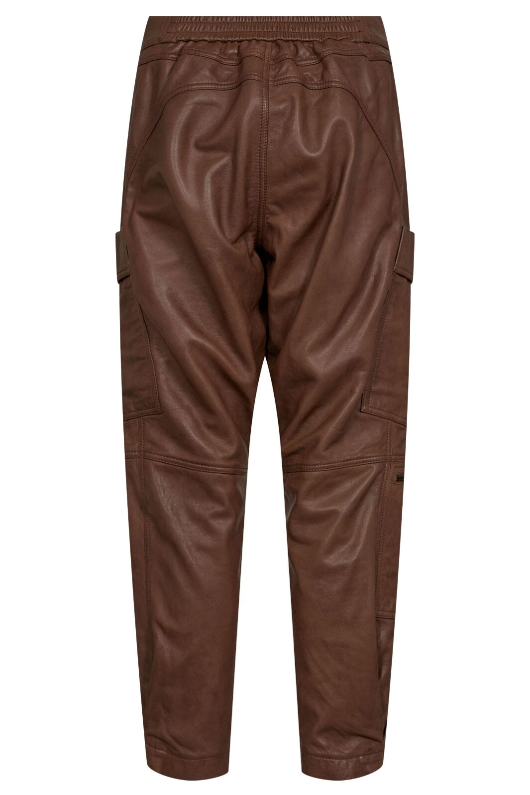 Gossia - CinnaGO Jo Leather Pants - Cognac Bukser 