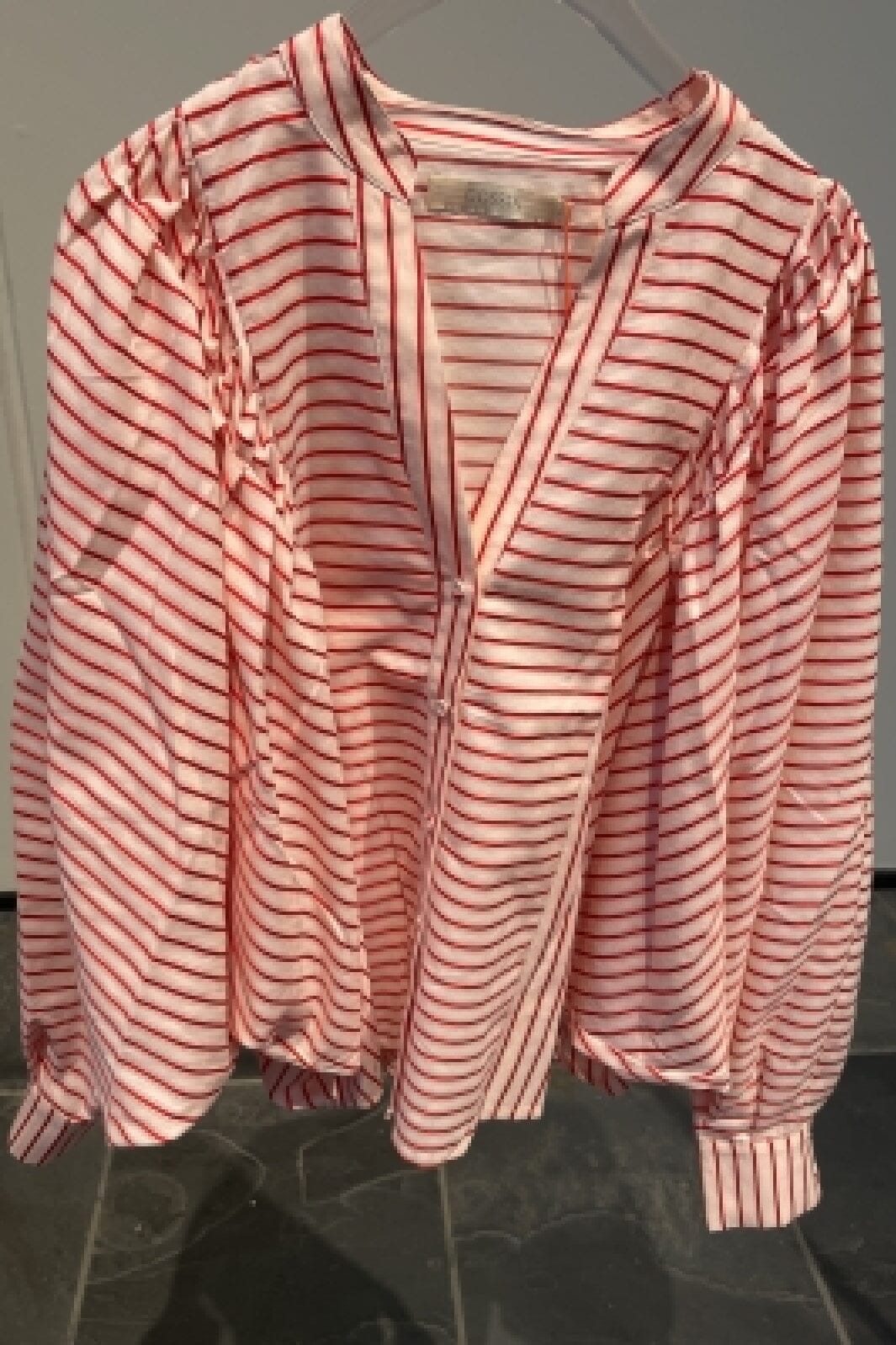 Gossia - Lougo Shirt - Creme Red Stripes Skjorter 