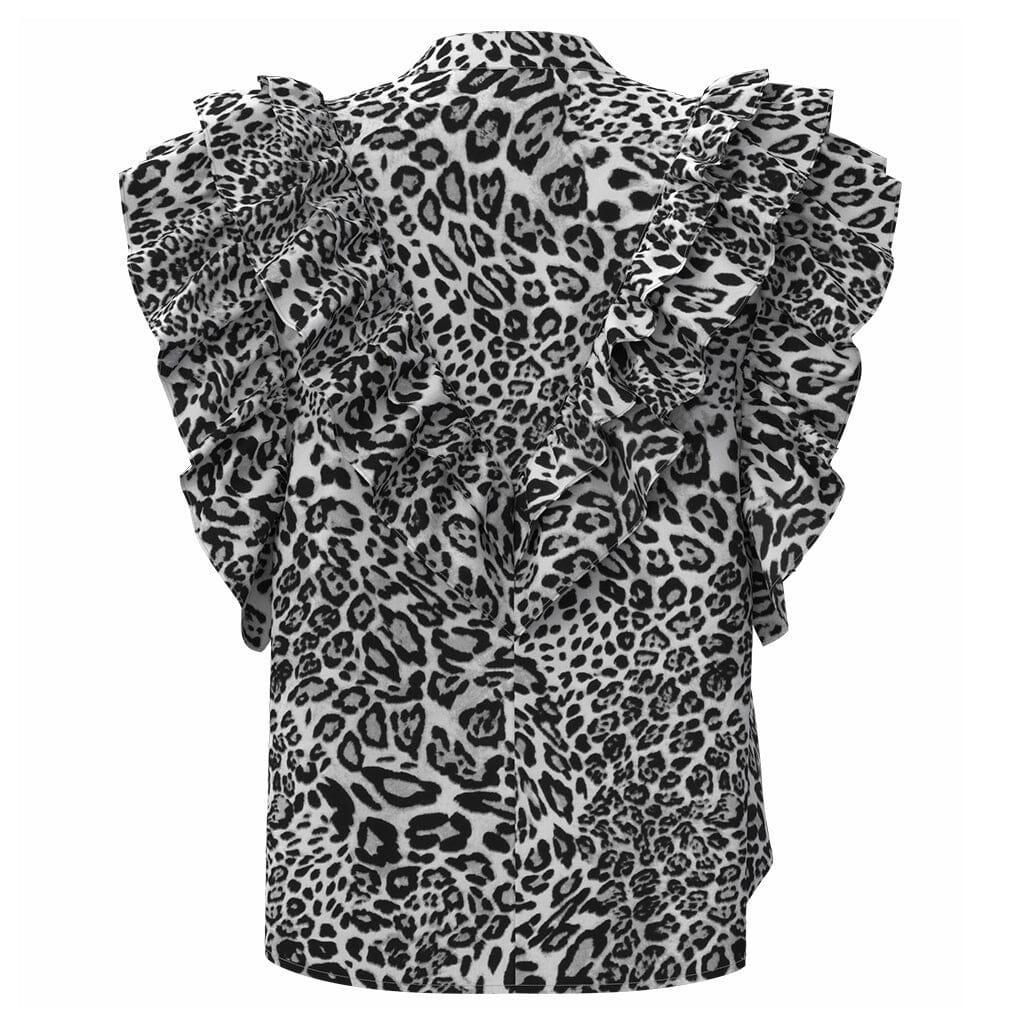 Gossia - Musettego Kai Blouse - Grey Leopard