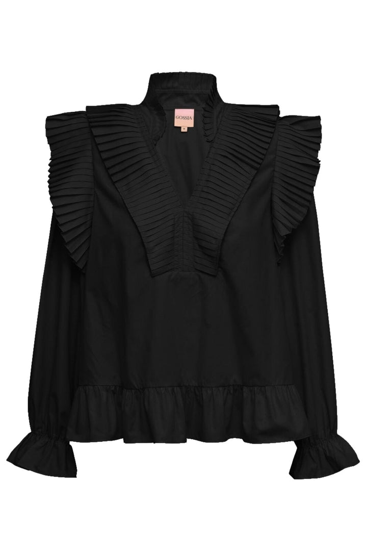 Gossia - NazliGO Blouse - Black Skjorter 