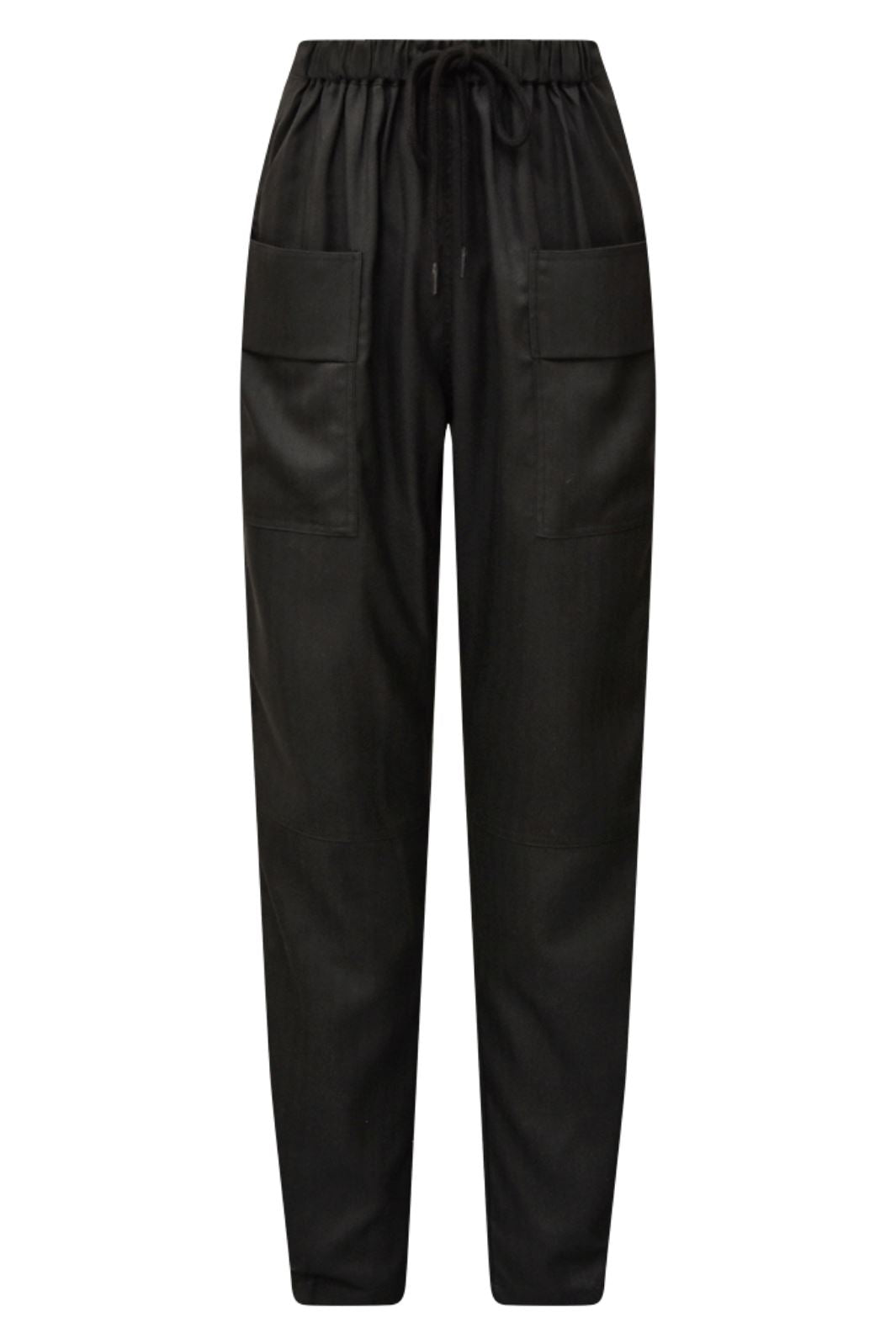 Gossia - ThillaGO Herringbone Pant - Black Bukser 