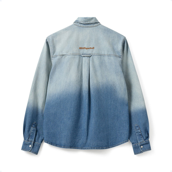 H2O Fagerholt - Dip Dye Cowgirl Shirt - 2514 Dip Dyed Denim Skjorter 