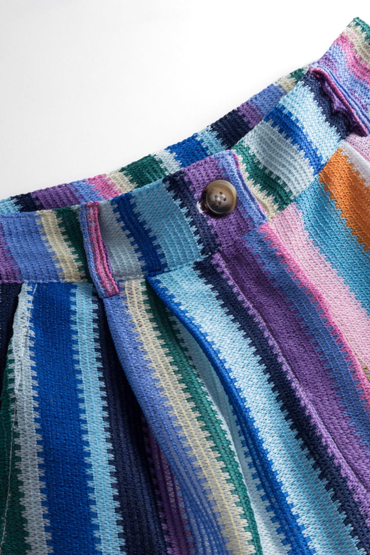 Hunkøn - Lotta Trousers - Mix Stripe Bukser 