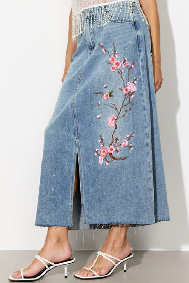 Hunkøn - Vigdis Skirt - Light Denim Nederdele 