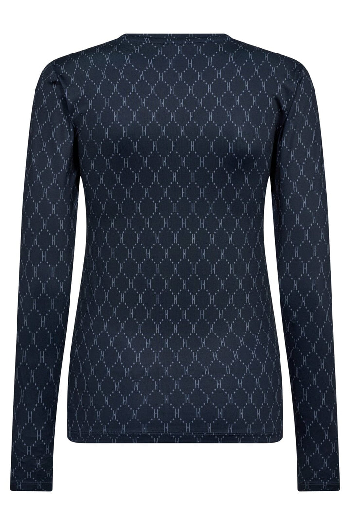 Hype The Detail - Printed Blouse - 42 Navy Bluser 