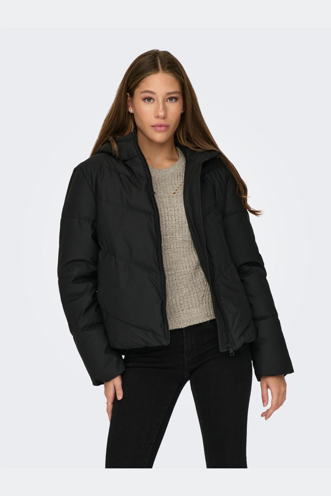 Jdy - Jdyarnhem Water Short Puffa - 4089199 Black