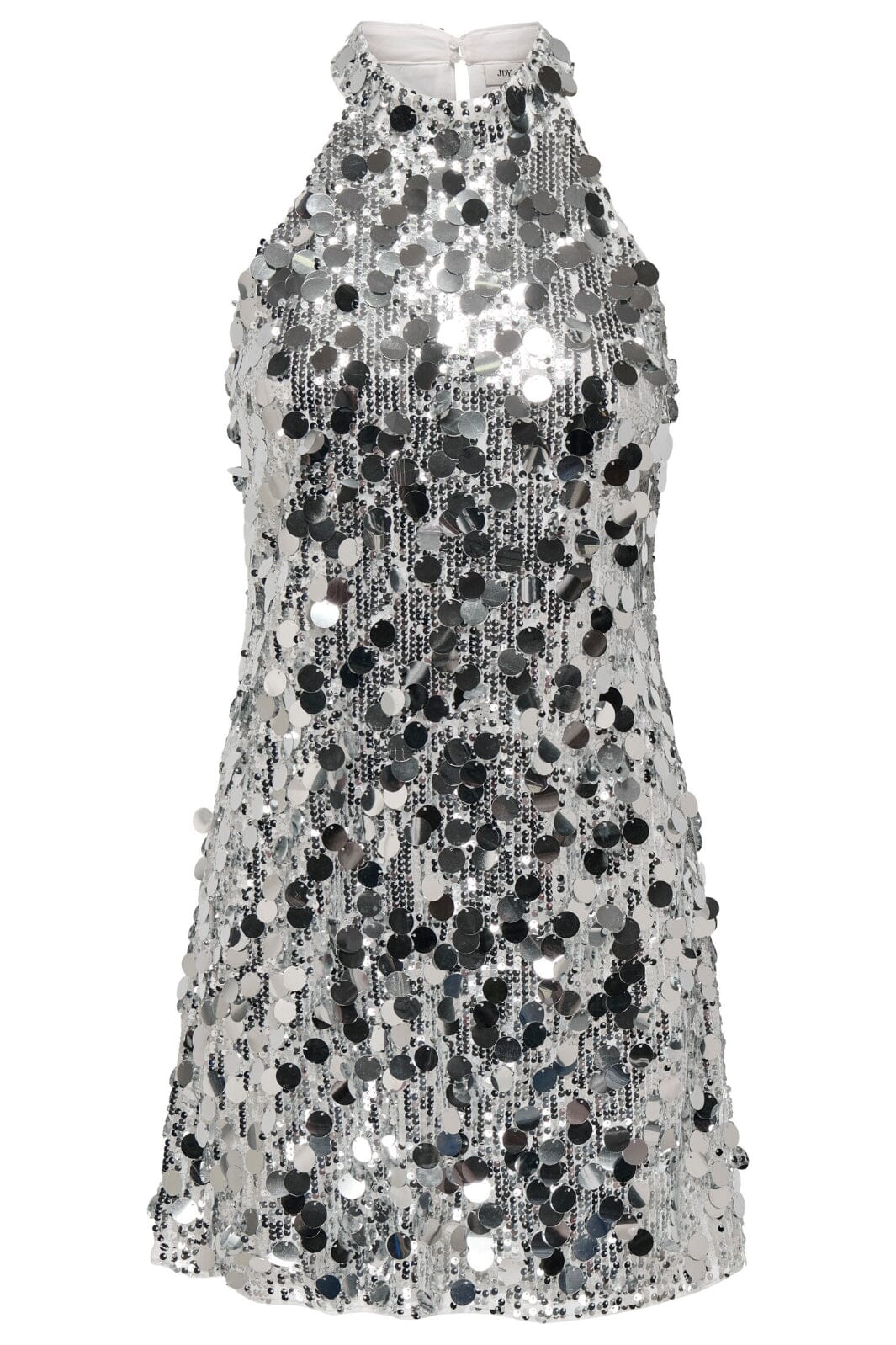 JDY - Jdyclaire S/L Sequins Halter Dress 15350698 - 4781108 - Silver