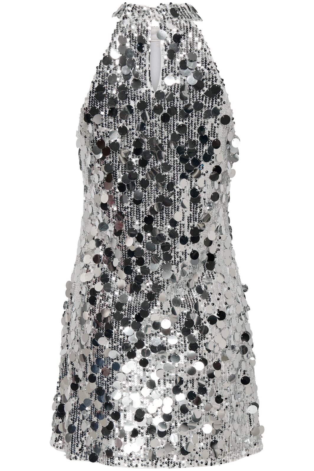 JDY - Jdyclaire S/L Sequins Halter Dress 15350698 - 4781108 - Silver