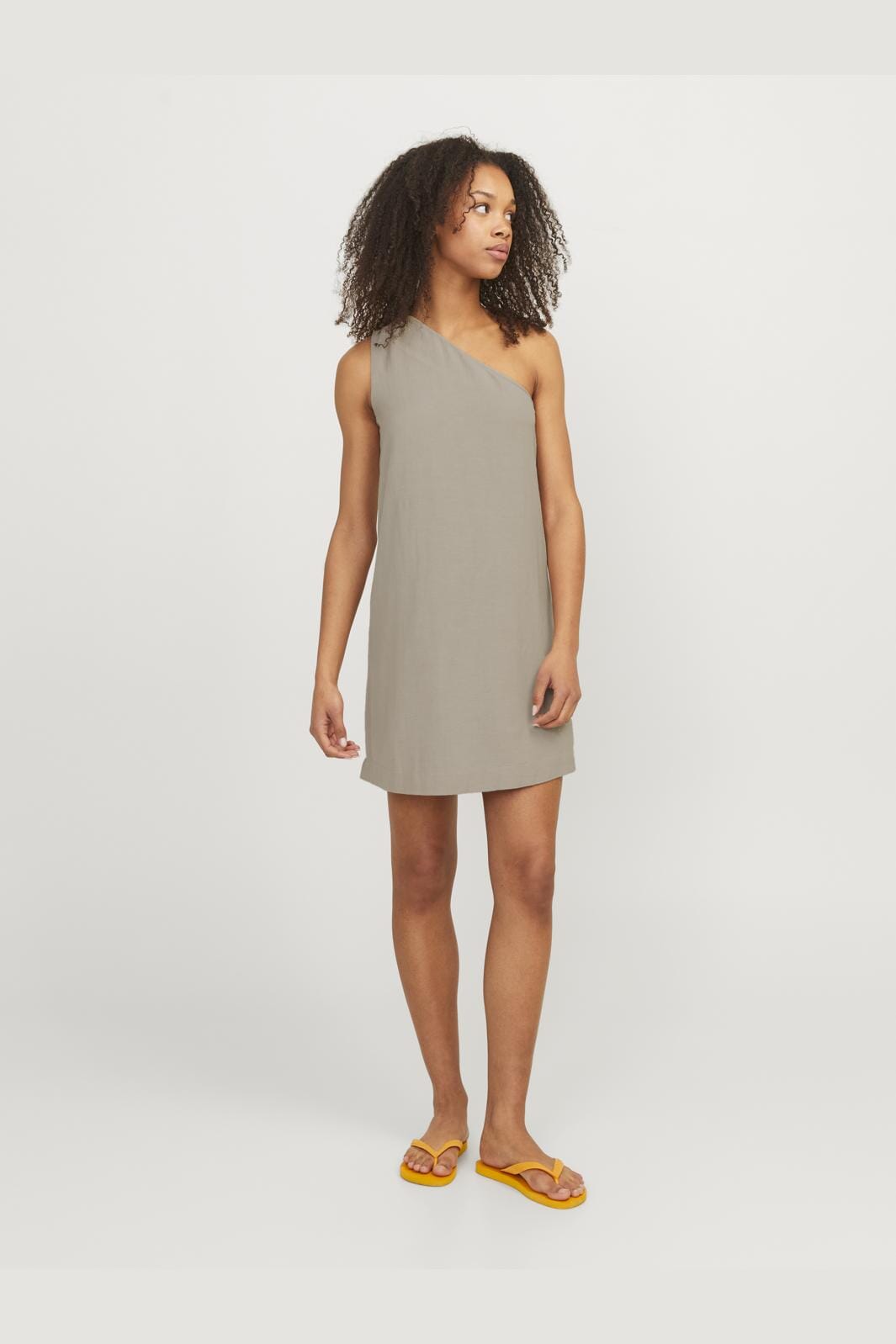 Jjxx - Jxannika One Should Linen Ble Dress - 4498367 Feather Gray