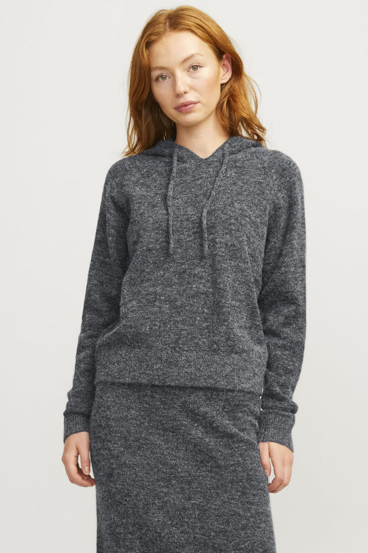 Jjxx - Jxevi Hoodie Knit Sn 12261550 - 4629279 - Dark Grey Melange